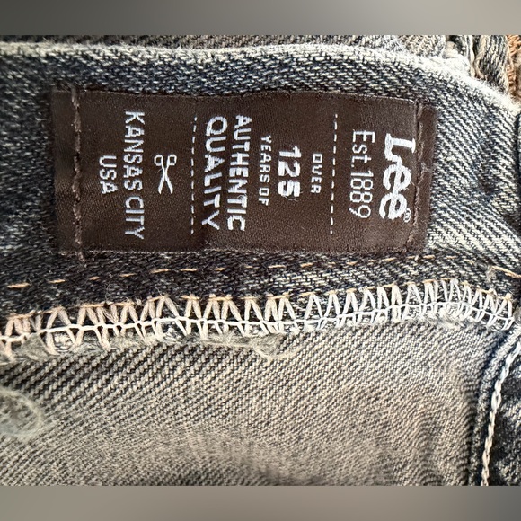 Lee Relaxed Fit Men’s Blue Jeans, Size 34x30, Great Condition, 100% cotton - Picture 4 of 5